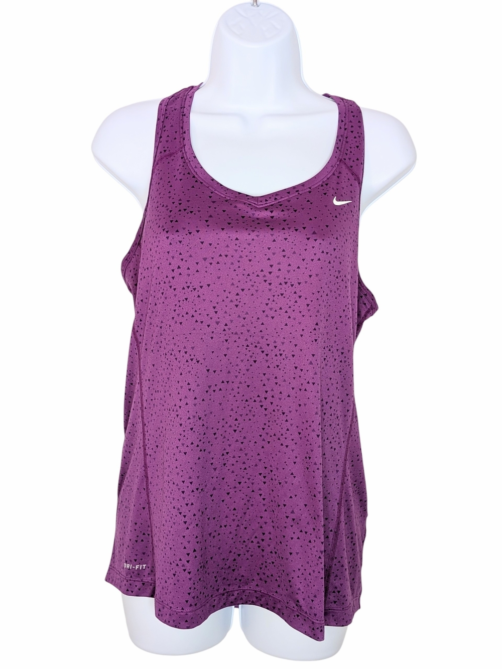 Nike Women's Purple Dri-FIT Athletic Tank Top